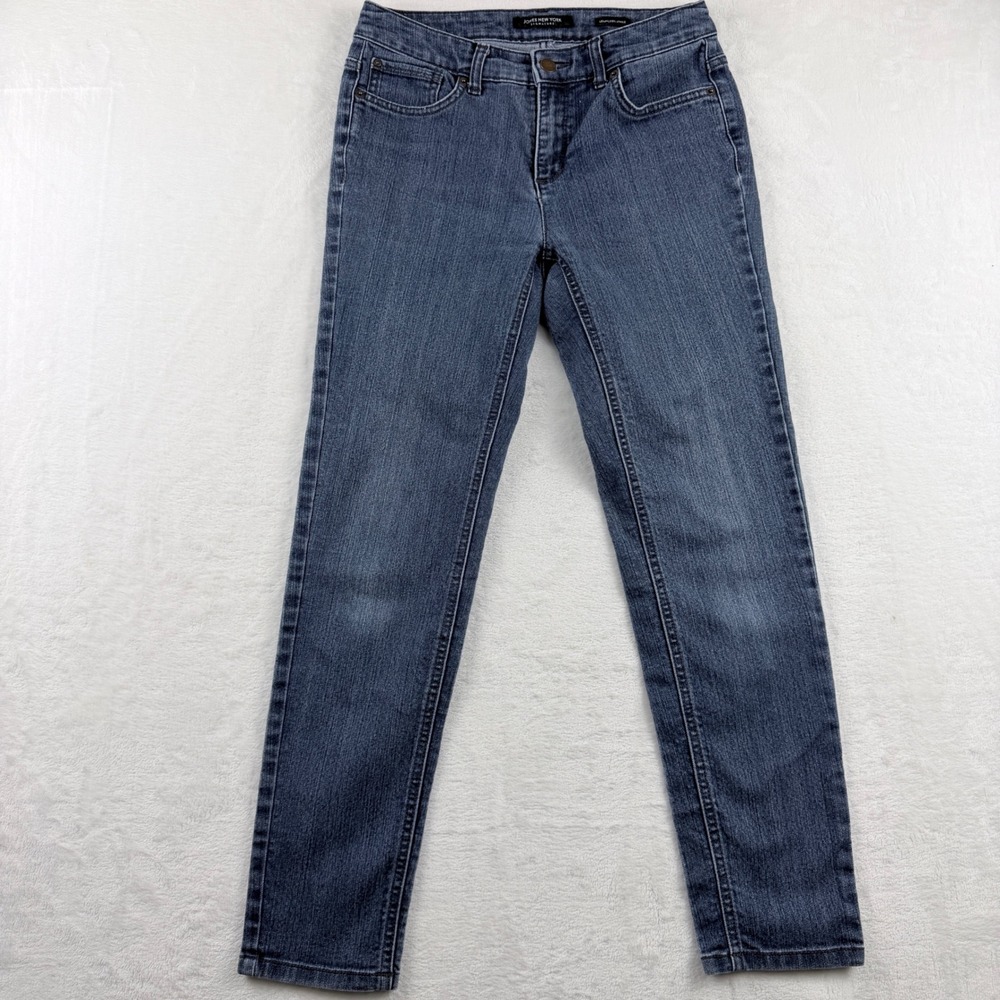 Jones New York Jeans Lexington Ankle Blue Slim‎ Size 4